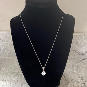 Bella Luce Cubic Zirconia Rhodium over Sterling Silver Pendant 4.73ctw Round